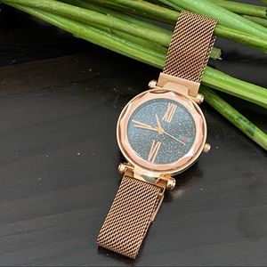 Starry Skies Galaxy Rose Gold Fashion Watch